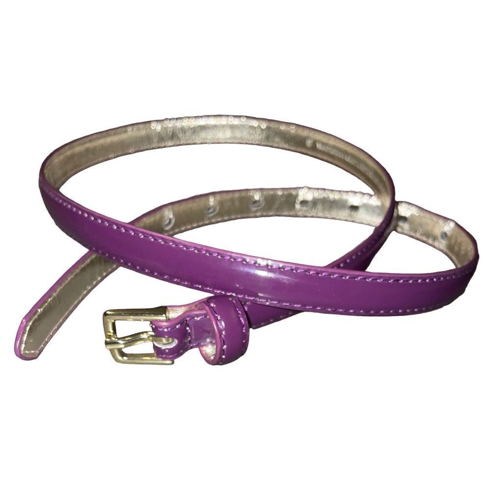 Studio 54 Vegan Leather Skinny Belt